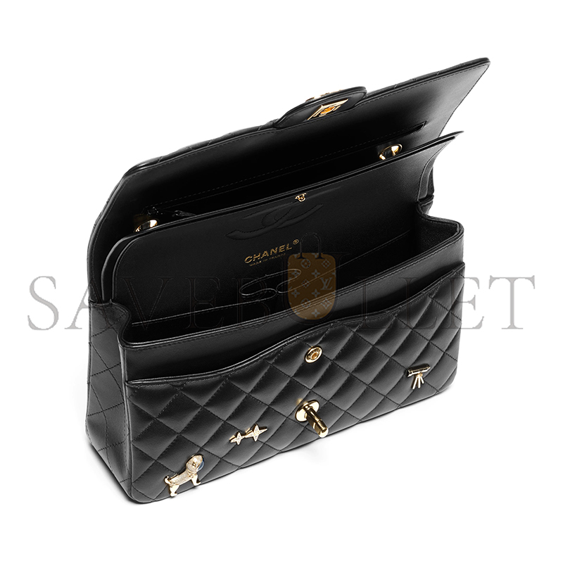 CHANEL CLASSIC 11.12 HANDBAG FLAP A01112 (25.5*15.5*6.5cm)